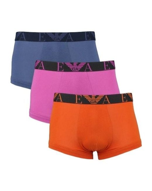 Emporio Armani White Logo Underwear Three-Piece for men