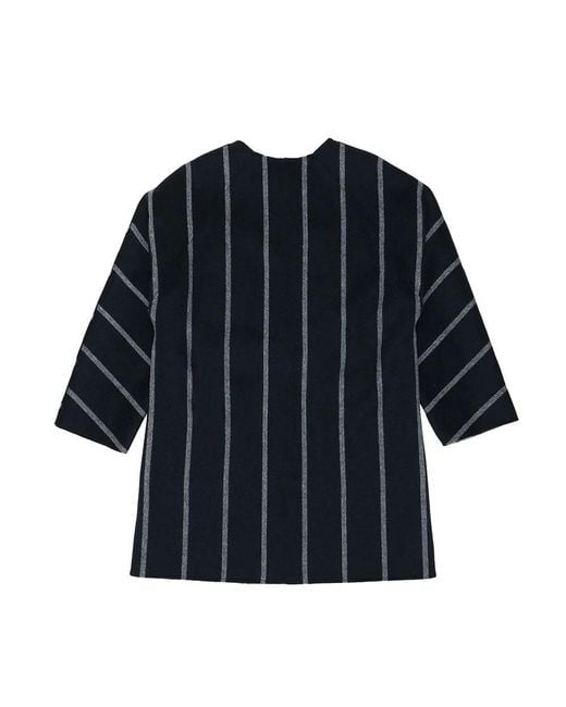 Max Mara Blue Striped Blouse