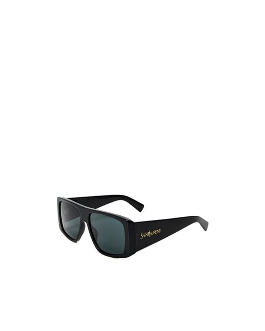 Saint Laurent White Shield Sunglasses
