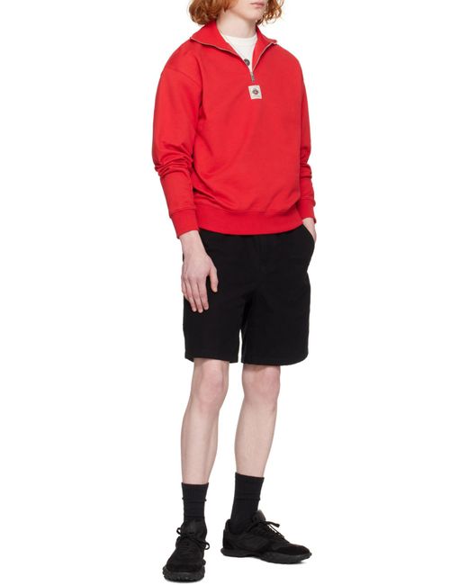 A.P.C. Black Norris Elastic-Waist Bermuda Shorts for men
