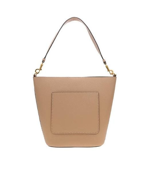 Tory Burch Natural Bucket Shoulder Bag