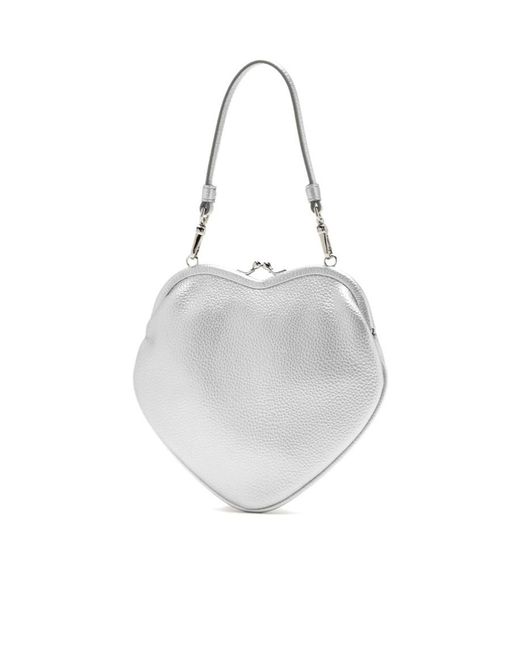 Vivienne Westwood White Belle Heart Frame Purse