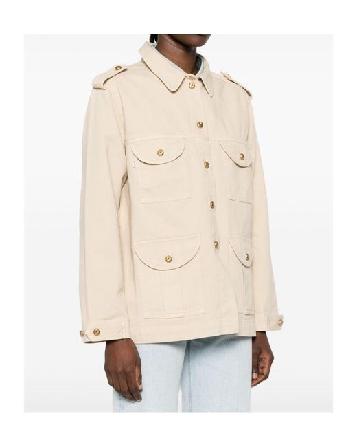 Blazé Milano Natural Blazé Milano Saharan Pocket Cotton Jacket