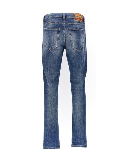 DIESEL Blue 2019 D-Strukt Straight Leg Jeans for men
