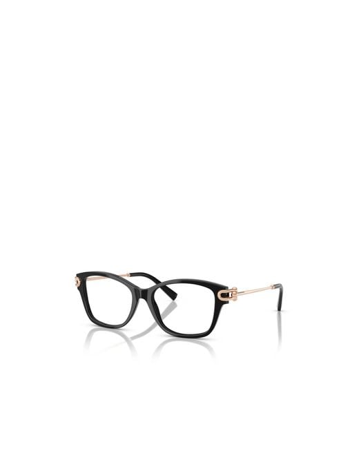 Tiffany & Co White Rectangle Frame Glasses
