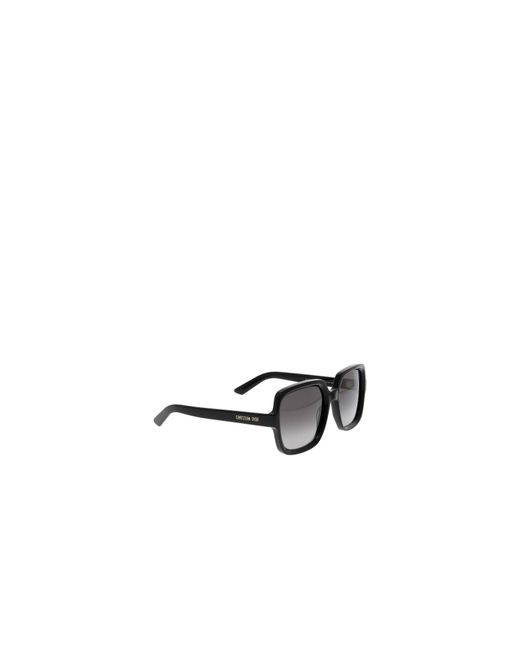 Dior White Eyewear Square Frame Sunglasses