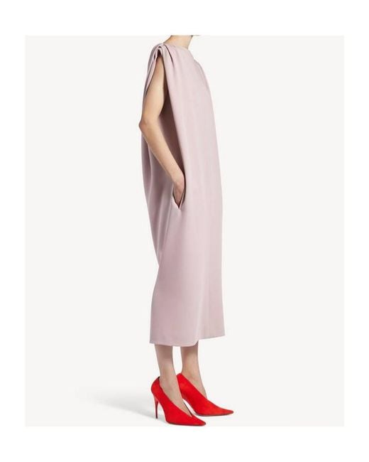 Balenciaga Pink Midi Sack Dress