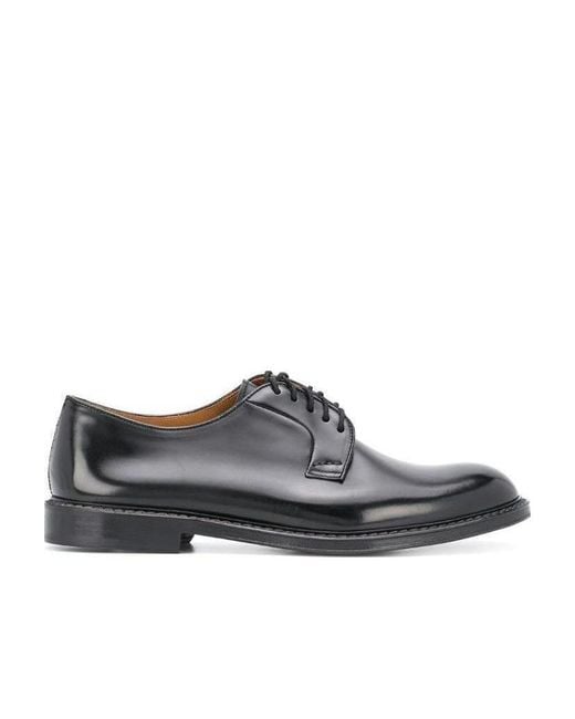 Doucal's Multicolor Almond Toe Lace-Up Derby Shoes for men