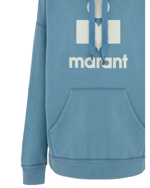 Isabel Marant Blue Miley Drawstring Hoodie for men