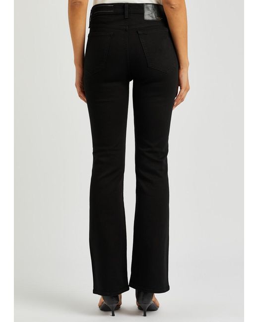 Rag & Bone Black Peyton Bootcut Jeans