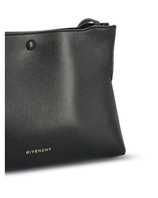 Givenchy Black Voyou Medium Shoulder Bag