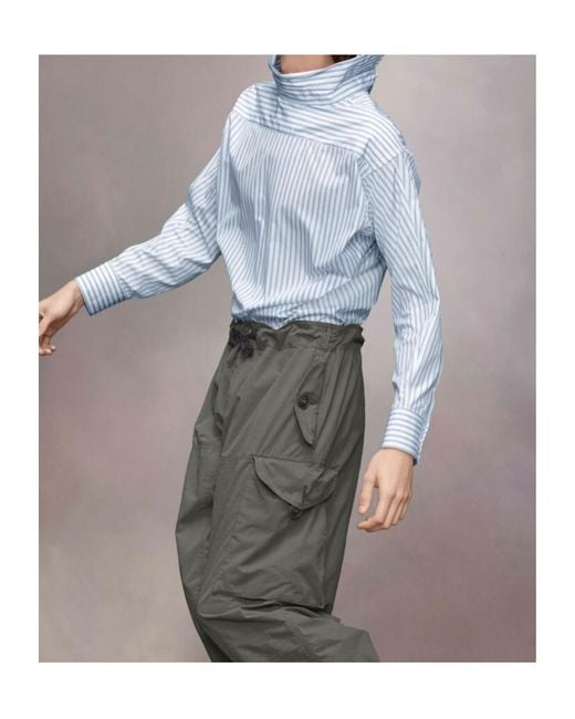 Maison Margiela Blue Stripe Shirt for men
