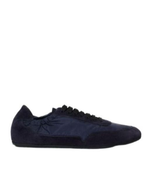 Scarosso Blue Leggera Lace-Up Sneakers for men