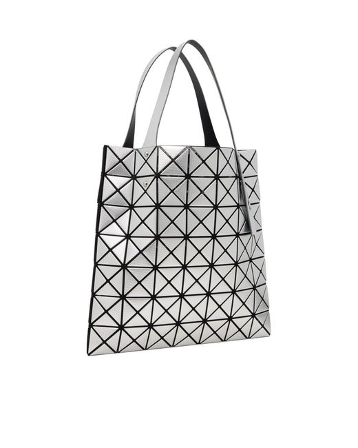 Issey Miyake White Platinum Tote Bag