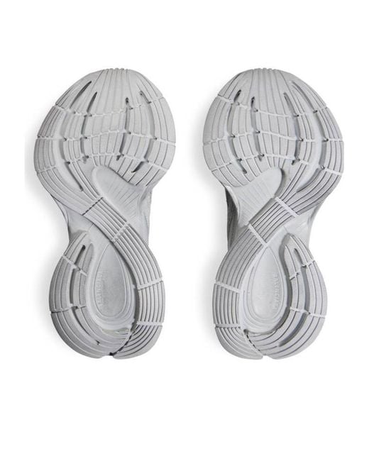 Balenciaga White Circuit Lace-Up Sneakers for men