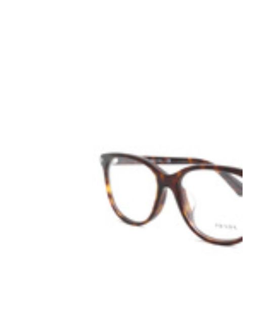 Prada White Logo Flat Mirror