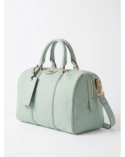 Gucci Green Ophidia Medium Boston Bag