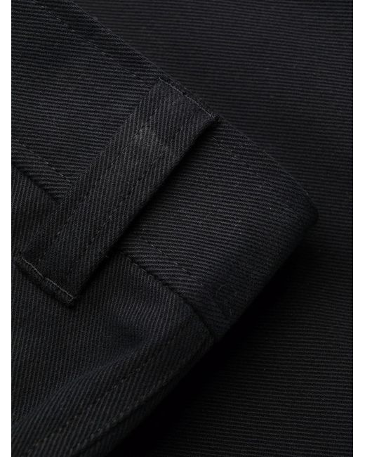AMI Black Multi-Pocket Cargo Trousers for men