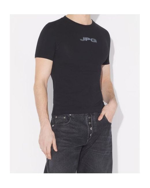 Jean Paul Gaultier Black The Jpg Baby Tee for men