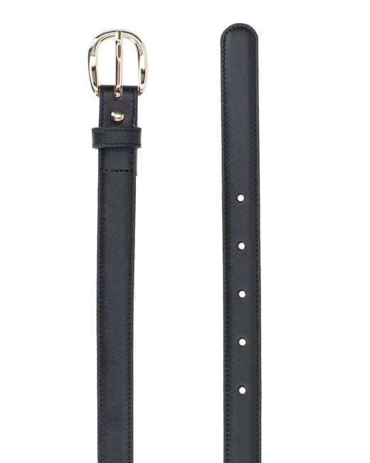 A.P.C. White Adjustable Buckle Belt