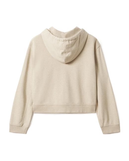 Maison Kitsuné Natural Maison Kitsuné Comfort Zip-Up Hoodie