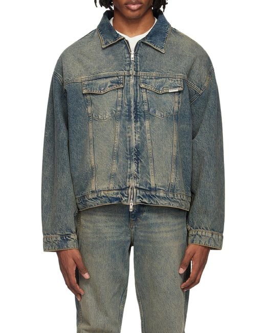 Represent Blue R4 Denim Jacket for men