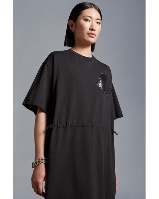 Moncler Black Cotton Dress