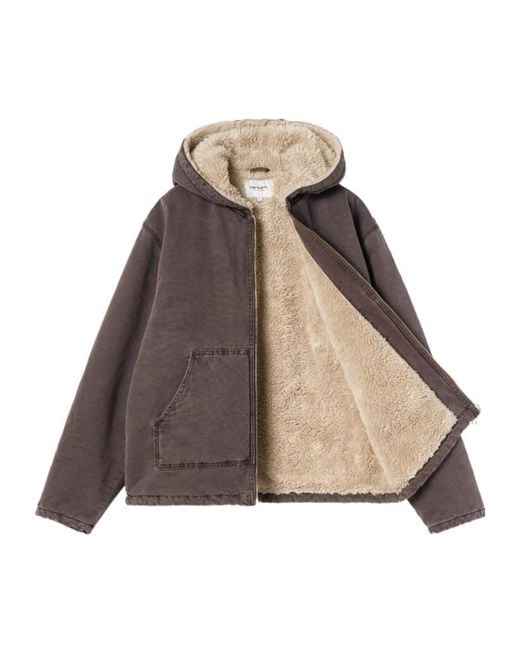 Carhartt Brown Hooded Mitch Jacket