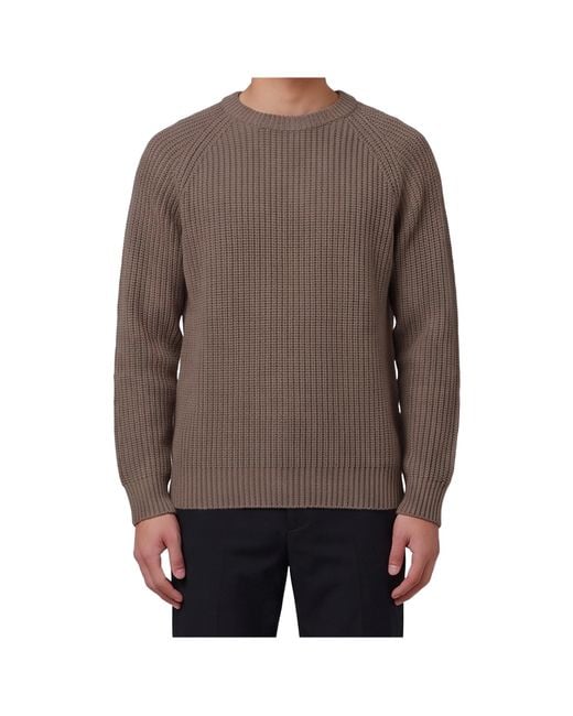 Lisa Yang Brown Soren Crewneck Sweater for men