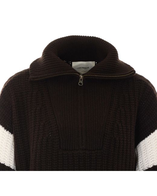 Lisa Yang Black Long-Sleeved Sweater
