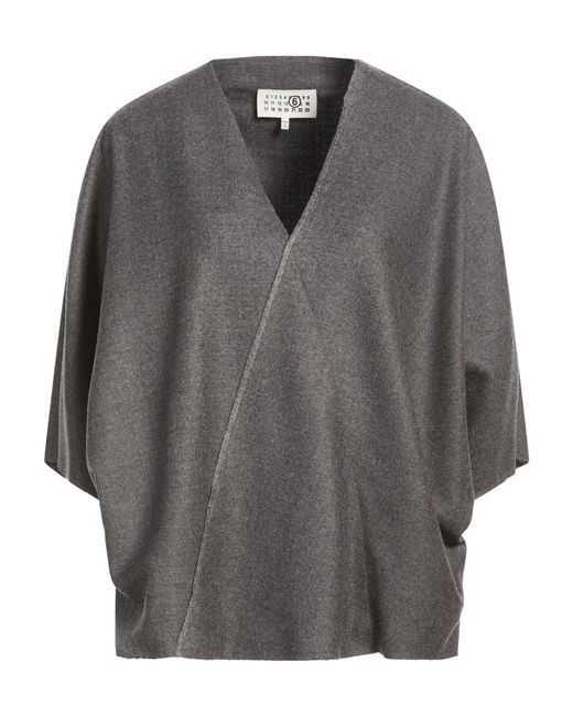 MM6 by Maison Margiela Gray Solid Color Tops