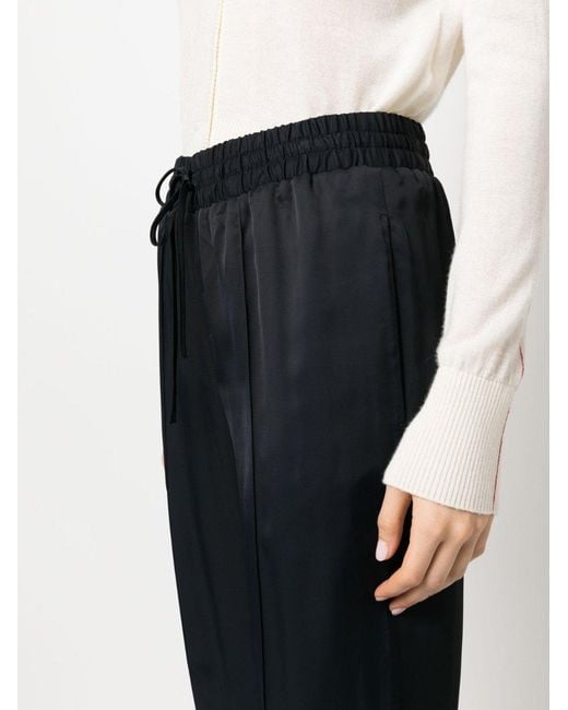 Jil Sander Blue Drawstring Track Pants