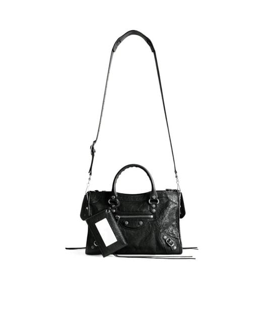 Balenciaga Black Le City Small Shoulder Bag