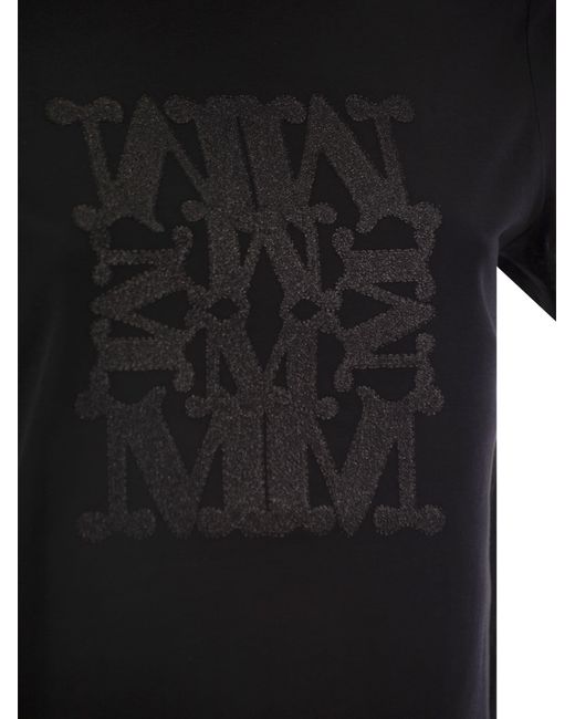 Max Mara Black Crewneck Short-Sleeved T-Shirt