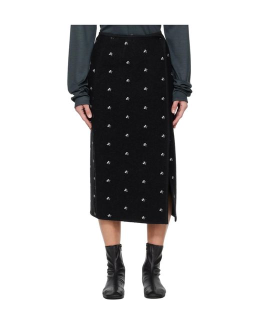 Rier Blue Walker Midi Skirt