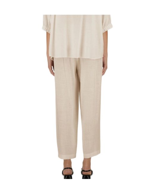Herno Natural Drawstring-Waist Trousers
