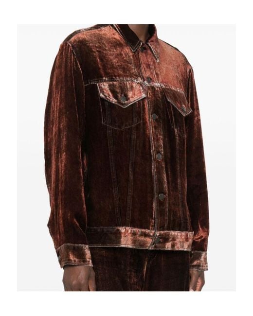 Pierre Louis Mascia Brown Kandox Button-Down Jacket