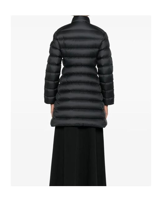 Moncler Black Igesse High Neck Quilted Coat