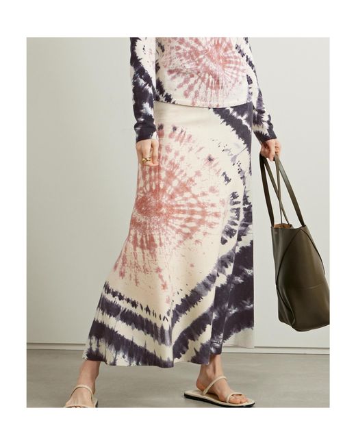 Gabriela Hearst Multicolor Tie-Dye Midi Skirt