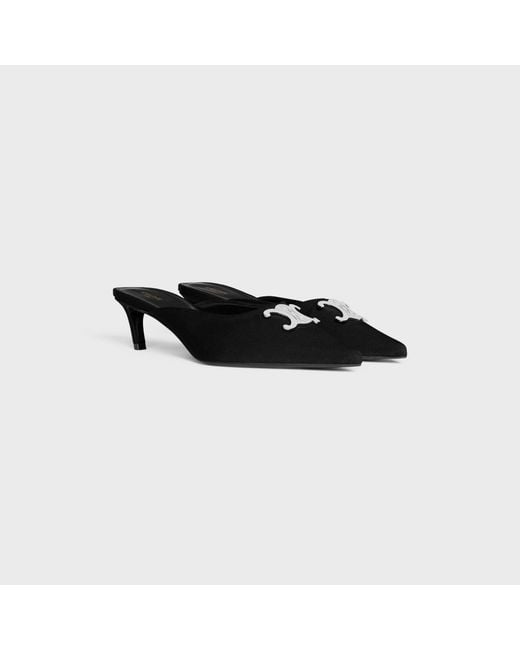 Céline Black Alma Triomphe Mule
