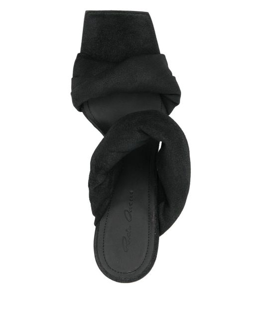 【Rick Owens】Cantilever 80mm サンダル Rick Owens Cantilever 80mm サンダル | ブラック | FARFETCH JP