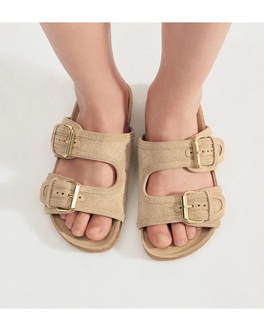 Dior Multicolor Round-Toe Sandals