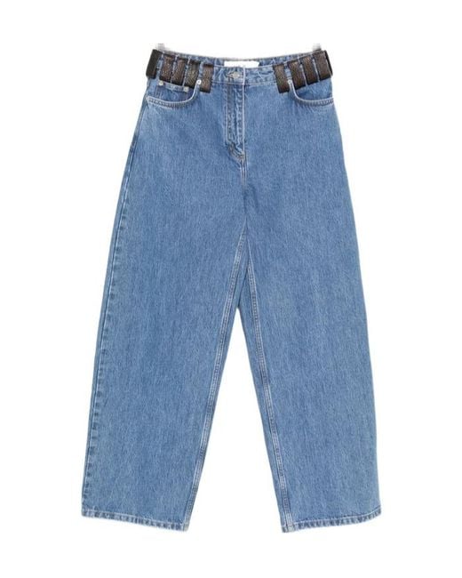 IRO Blue Belt-Loop Jeans