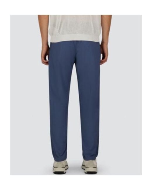 Herno Blue Pocket Drawstring Trousers for men