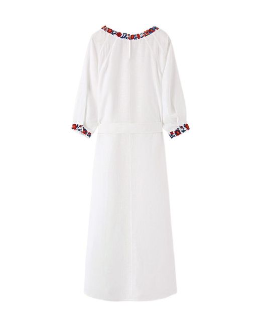 Loro Piana White Mina Dress