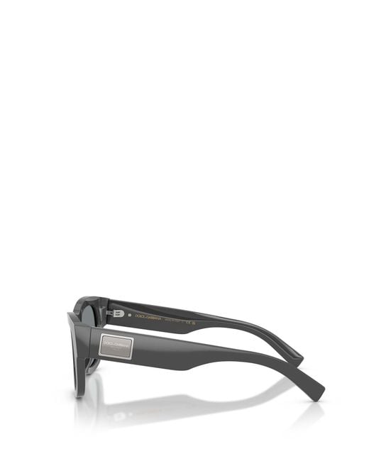 Dolce & Gabbana Gray Eyewear Square Frame Sunglasses for men