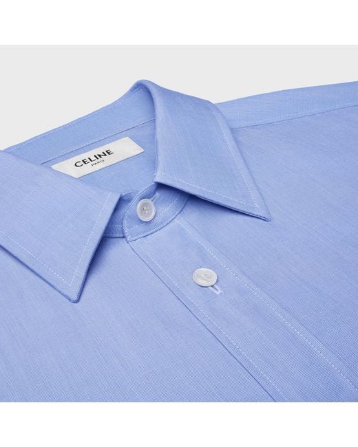 Céline Blue Classic Shirt for men