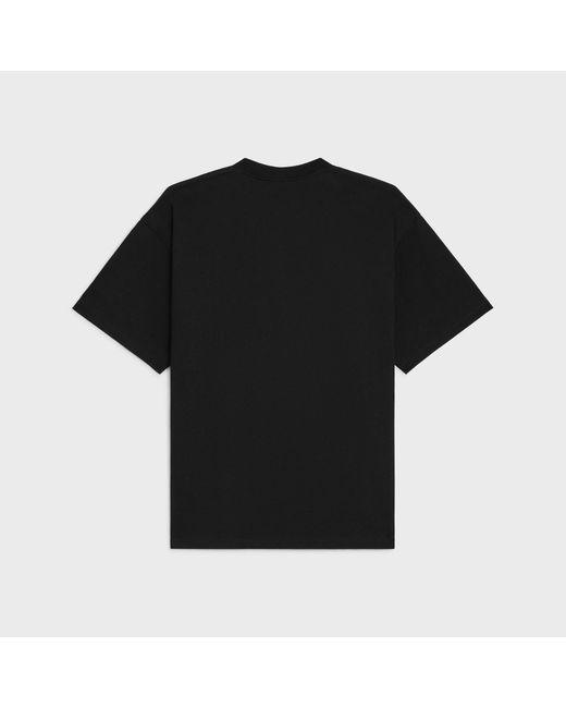 Céline Black Loose T-Shirt for men