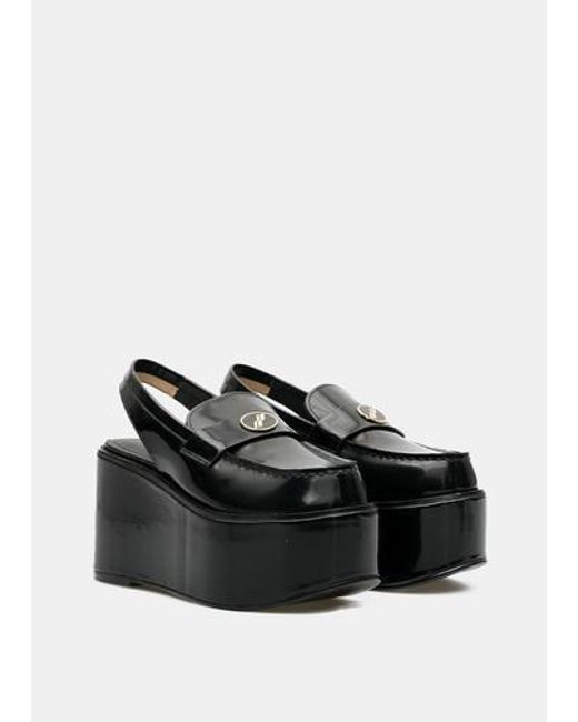 we11done Black Slingback Heels