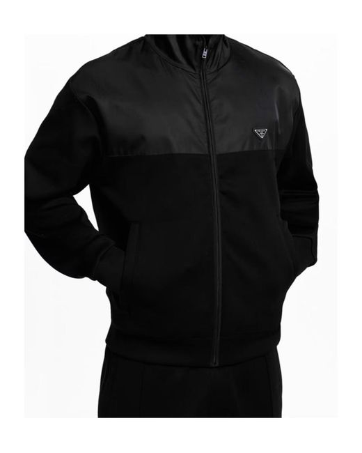 Prada Black Logo Zip Jacket for men